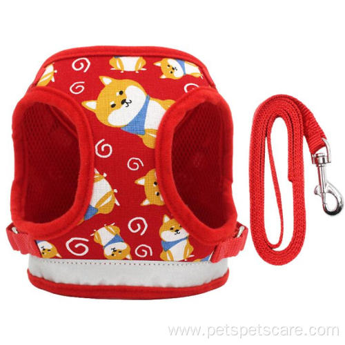 2021 luxury cartoon reflective designers dog harness